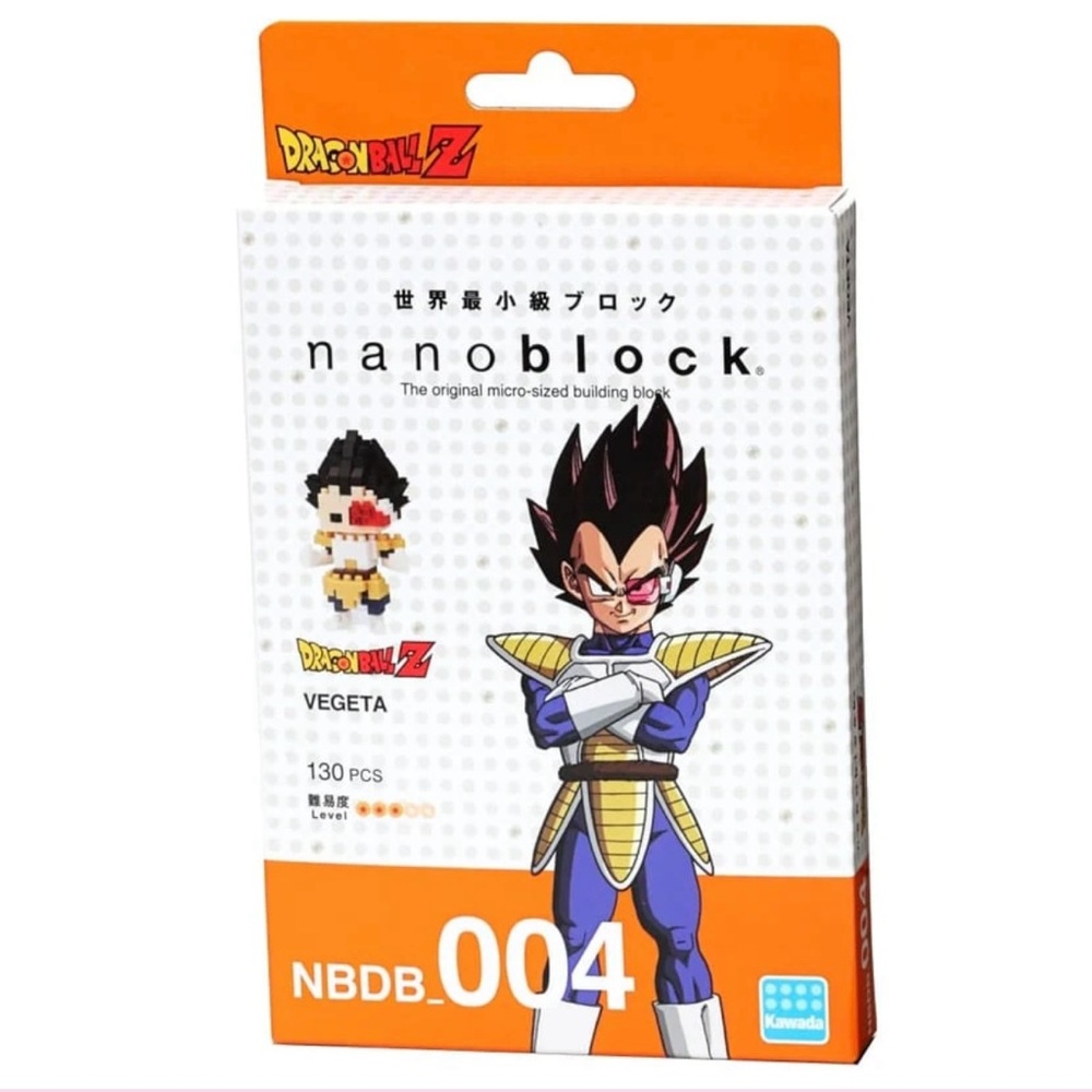 NIB Vegeta Dragonball Z Nanoblock Micro Sized Building Block Set